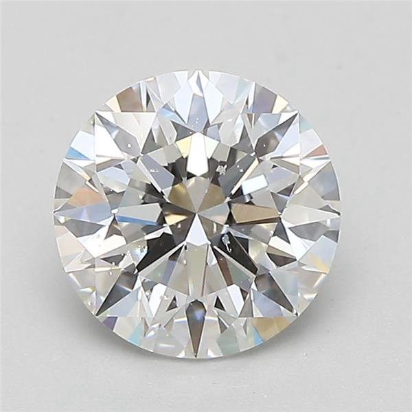 1.61ct F SI2 Rare Carat Ideal Cut Round Diamond
