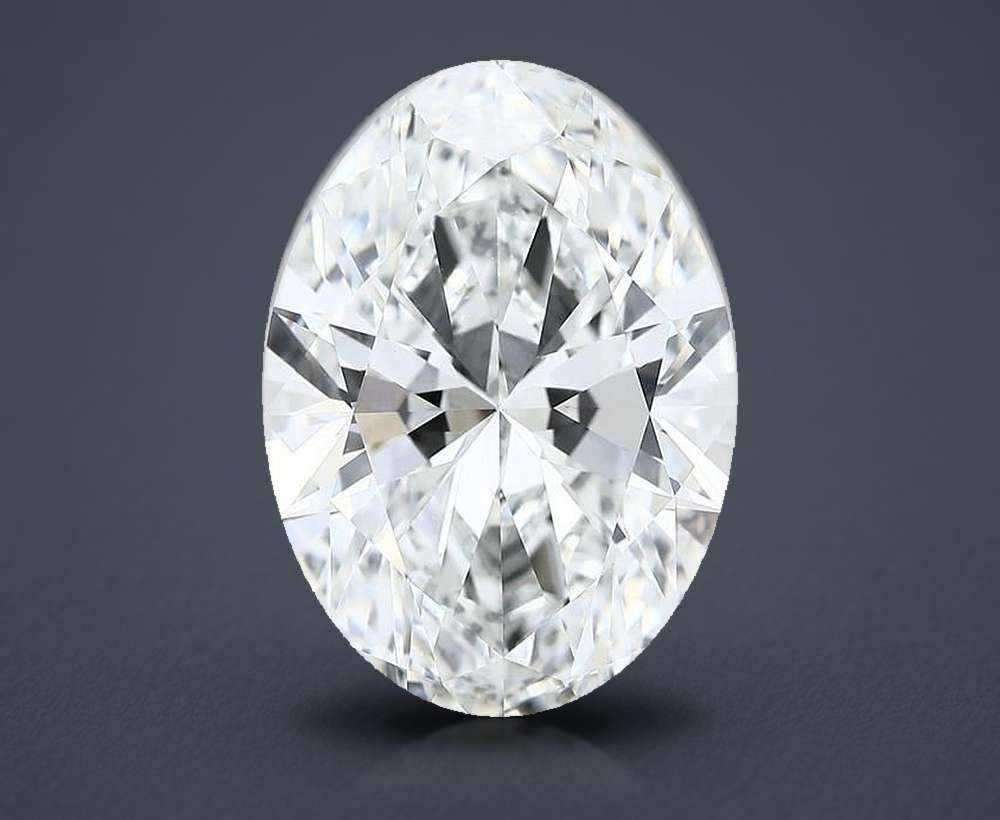 12.09ct F VVS2 Rare Carat Ideal Cut Oval Lab Grown Diamond