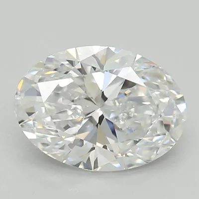 1.00ct D VS1 Rare Carat Ideal Cut Oval Lab Grown Diamond