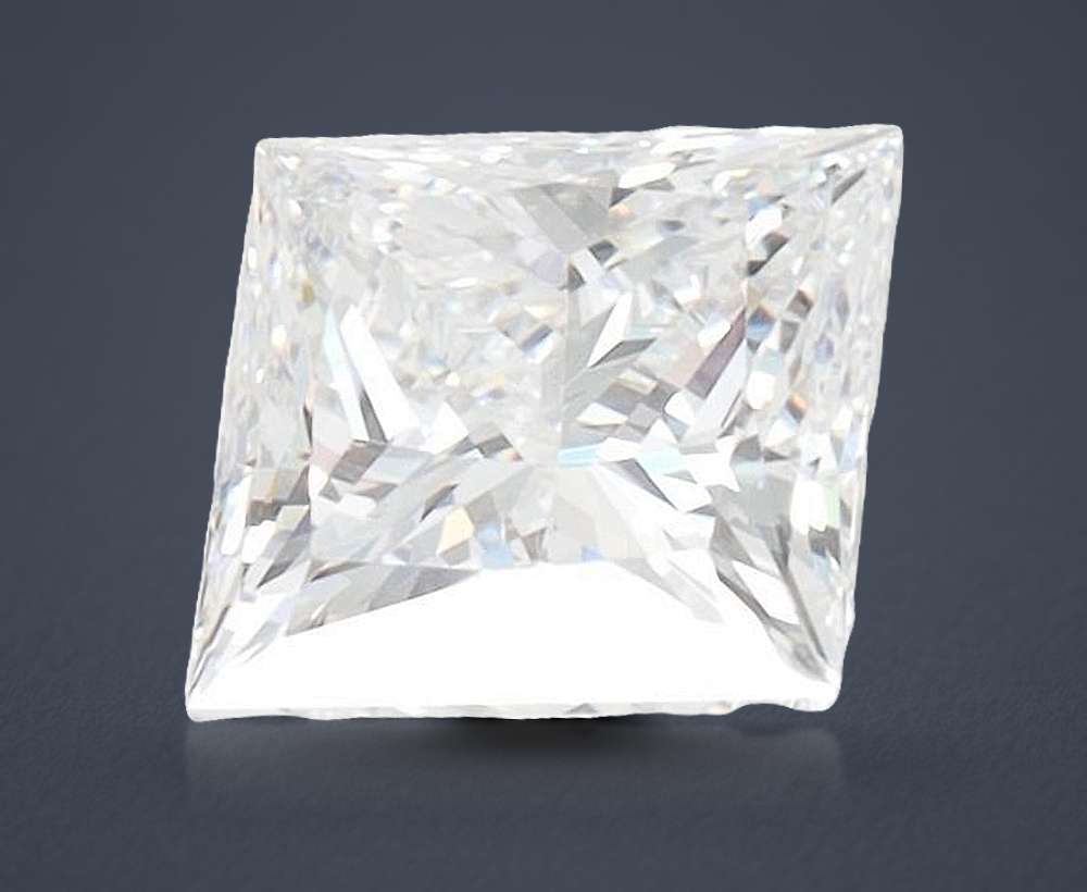 1.46ct D VVS1 Rare Carat Ideal Cut Princess Lab Grown Diamond