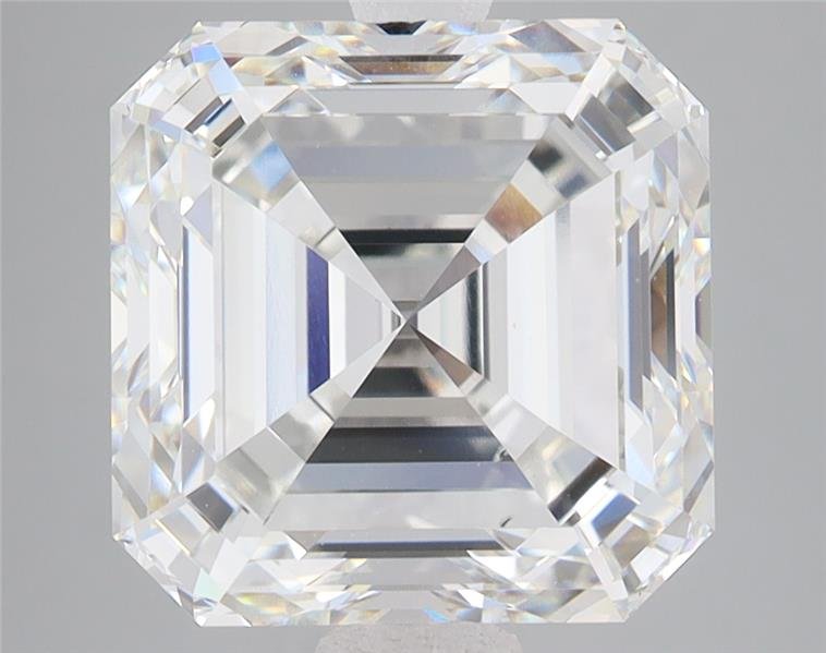 6.00ct F VS1 Very Good Cut Asscher Lab Grown Diamond