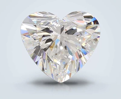4.81ct D VVS2 Rare Carat Ideal Cut Heart Lab Grown Diamond