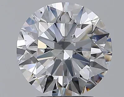 2.50ct D SI2 Rare Carat Ideal Cut Round Diamond