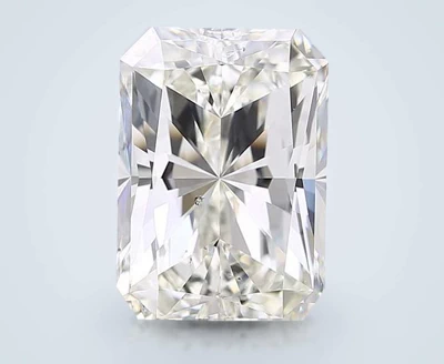 7.02ct J SI1 Rare Carat Ideal Cut Radiant Diamond