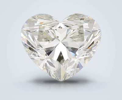 5.02ct K SI2 Rare Carat Ideal Cut Heart Diamond