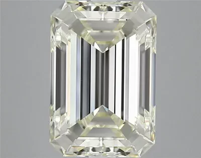 5.08ct K VS2 Rare Carat Ideal Cut Emerald Diamond