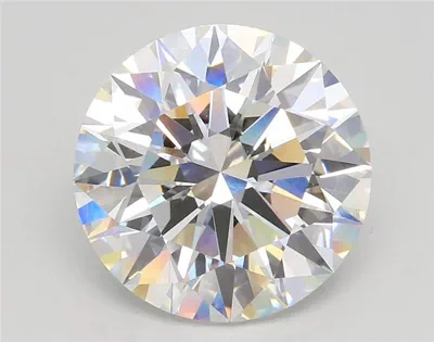 6.58ct F VS1 Rare Carat Ideal Cut Round Lab Grown Diamond