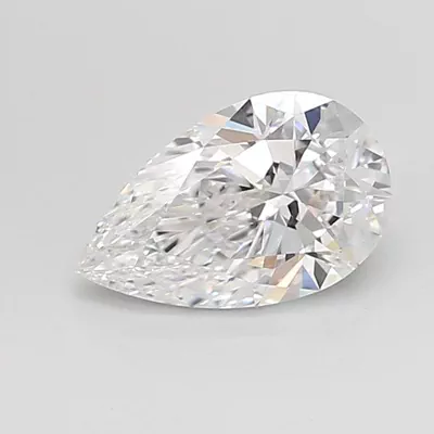 1.14ct D VVS1 Rare Carat Ideal Cut Pear Lab Grown Diamond
