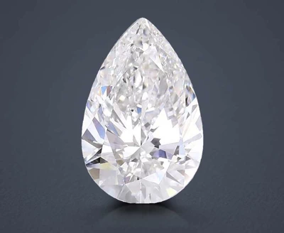 14.03ct F VVS2 Rare Carat Ideal Cut Pear Lab Grown Diamond