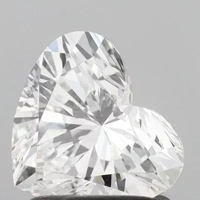 1.24ct E VS1 Rare Carat Ideal Cut Heart Lab Grown Diamond
