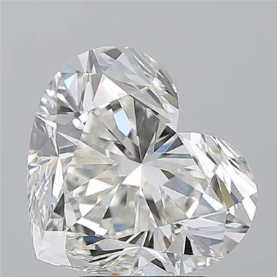 4.08ct J VS2 Rare Carat Ideal Cut Heart Diamond