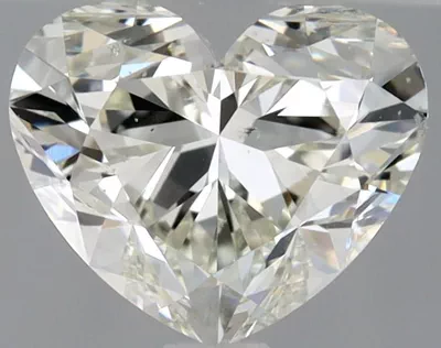 0.91ct K SI1 Rare Carat Ideal Cut Heart Diamond