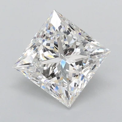 1.53ct D VS1 Rare Carat Ideal Cut Princess Lab Grown Diamond