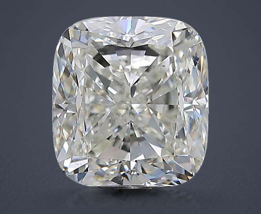 3.00ct J SI1 Very Good Cut Cushion Diamond