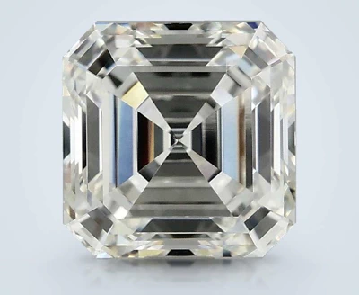 3.05ct F VS1 Rare Carat Ideal Cut Asscher Lab Grown Diamond