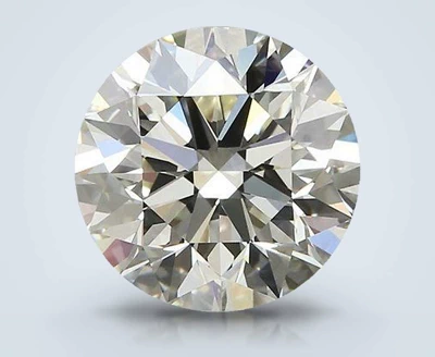 3.70ct J IF Excellent Cut Round Diamond