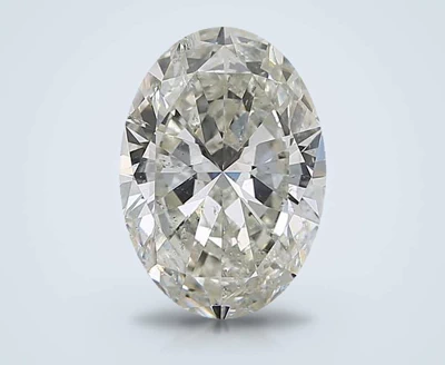 4.03ct J SI2 Rare Carat Ideal Cut Oval Diamond