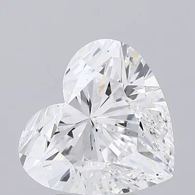 4.51ct F VS2 Rare Carat Ideal Cut Heart Lab Grown Diamond