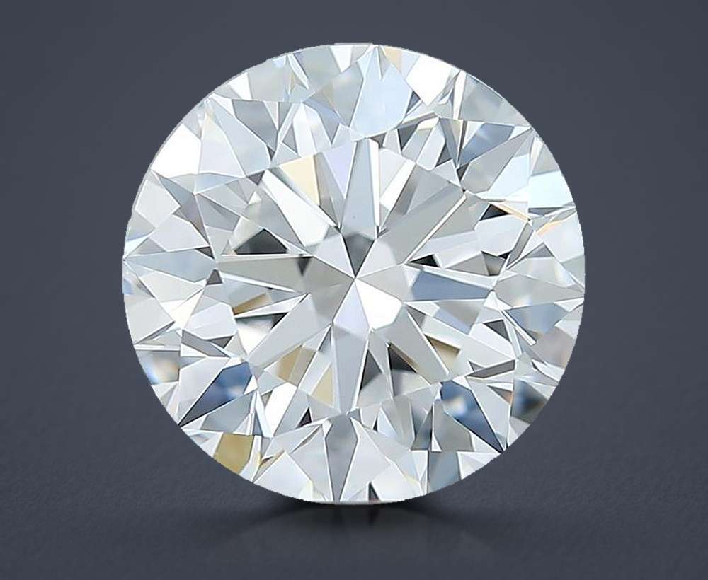 3.03ct E VS1 Rare Carat Ideal Cut Round Diamond