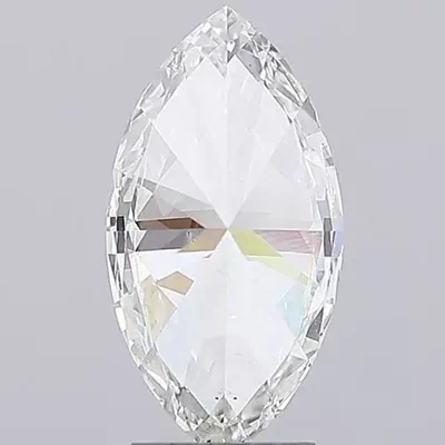 3.01ct F SI1 Rare Carat Ideal Cut Marquise Lab Grown Diamond