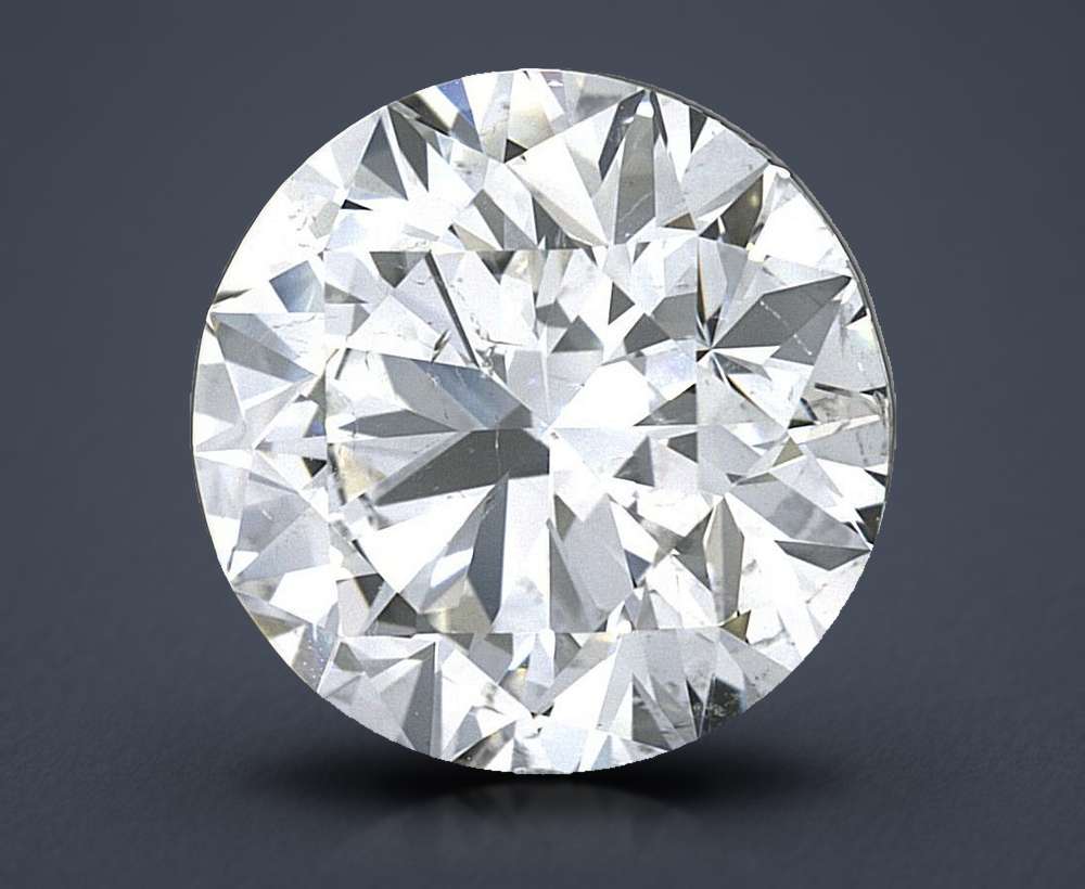 3.72ct F SI2 Excellent Cut Round Diamond