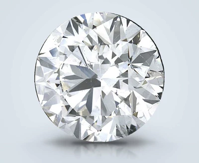 3.72ct F SI2 Excellent Cut Round Diamond