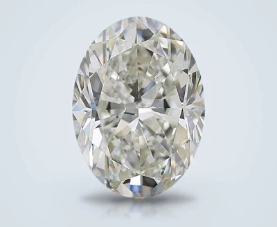 7.02ct J SI1 Rare Carat Ideal Cut Oval Diamond