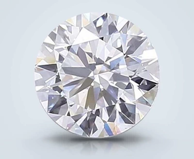 2.82ct D VS1 Rare Carat Ideal Cut Round Lab Grown Diamond