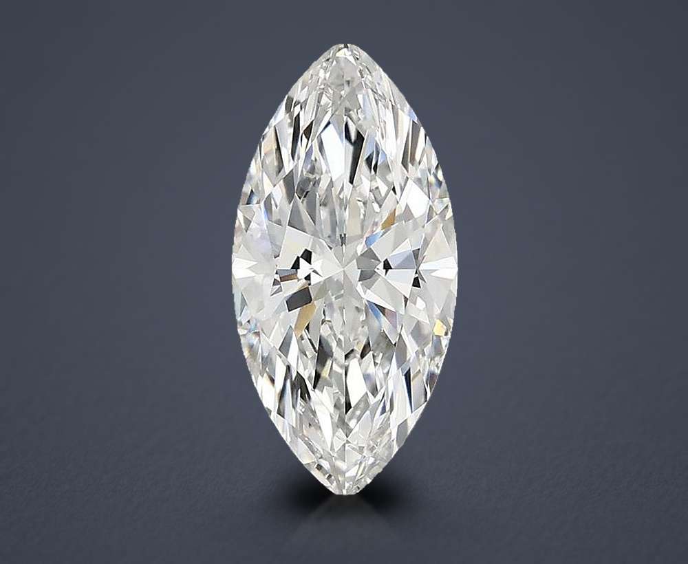 1.66ct E VS2 Rare Carat Ideal Cut Marquise Lab Grown Diamond