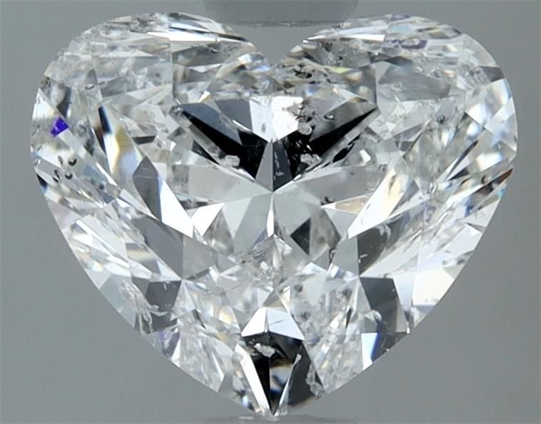 2.00ct F SI2 Rare Carat Ideal Cut Heart Diamond