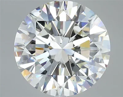 5.01ct J VS2 Rare Carat Ideal Cut Round Diamond