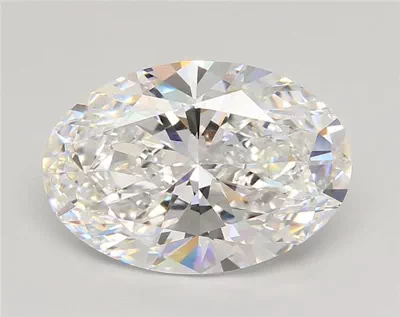 4.55ct E VS1 Rare Carat Ideal Cut Oval Lab Grown Diamond