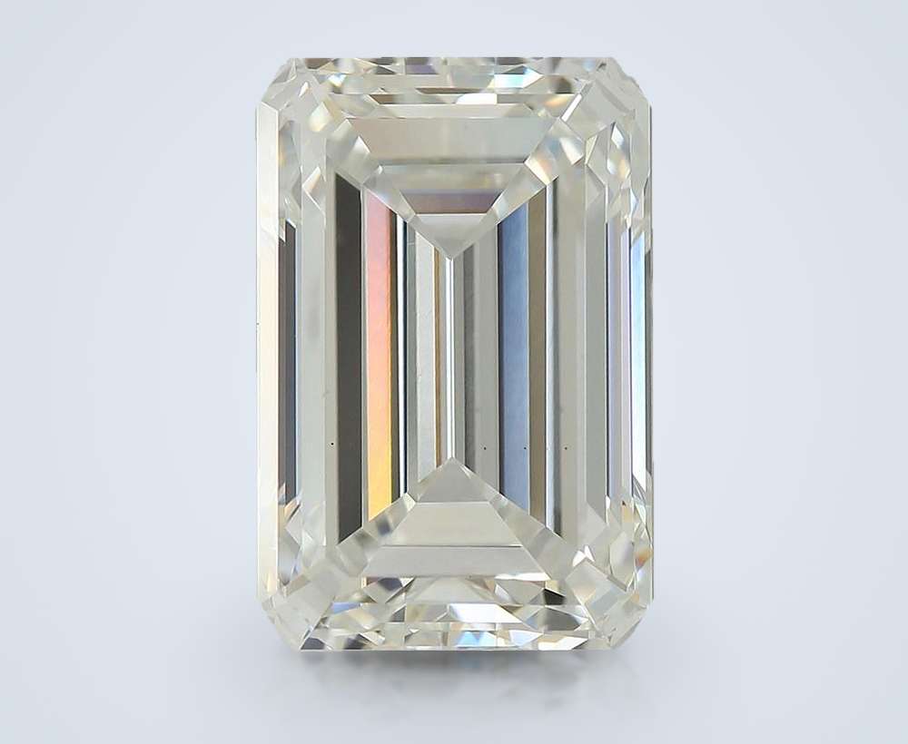 5.35ct F VS1 Rare Carat Ideal Cut Emerald Lab Grown Diamond