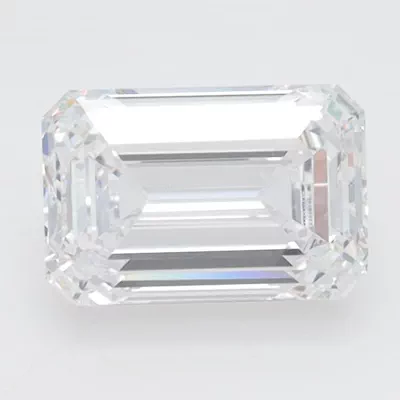 1.39ct D VVS2 Rare Carat Ideal Cut Emerald Lab Grown Diamond