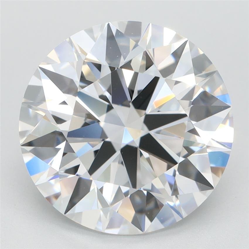 4.39ct D FL Rare Carat Ideal Cut Round Lab Grown Diamond