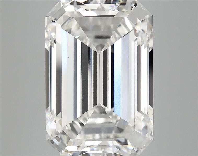 9.52ct F VS1 Rare Carat Ideal Cut Emerald Lab Grown Diamond