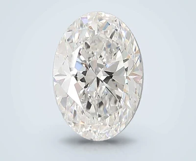4.06ct E VVS2 Rare Carat Ideal Cut Oval Lab Grown Diamond