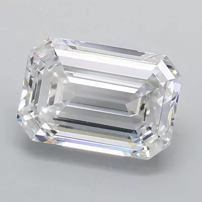 1.09ct D VS1 Rare Carat Ideal Cut Emerald Lab Grown Diamond