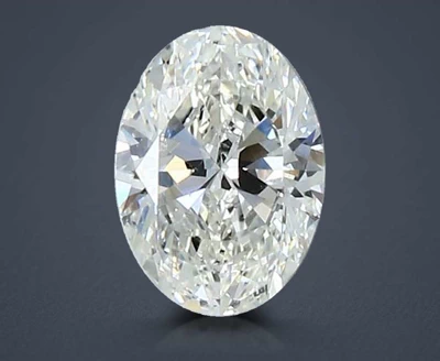 0.90ct I SI1 Rare Carat Ideal Cut Oval Diamond