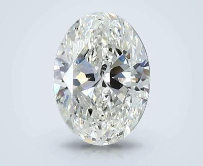 0.90ct I SI1 Rare Carat Ideal Cut Oval Diamond