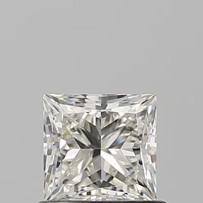 0.69ct K SI1 Rare Carat Ideal Cut Princess Diamond