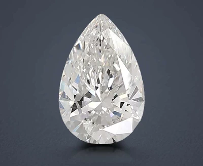 2.54ct F VVS2 Rare Carat Ideal Cut Pear Lab Grown Diamond