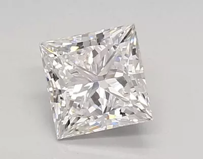 0.73ct E VVS1 Rare Carat Ideal Cut Princess Lab Grown Diamond