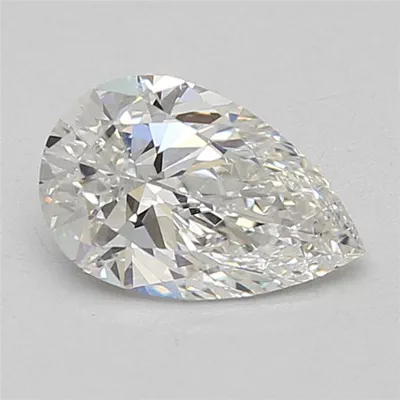 1.41ct E VVS2 Rare Carat Ideal Cut Pear Lab Grown Diamond
