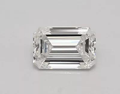 0.64ct D VS1 Rare Carat Ideal Cut Emerald Lab Grown Diamond