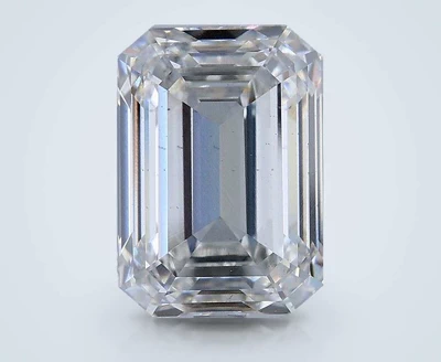 3.73ct F VS2 Rare Carat Ideal Cut Emerald Lab Grown Diamond