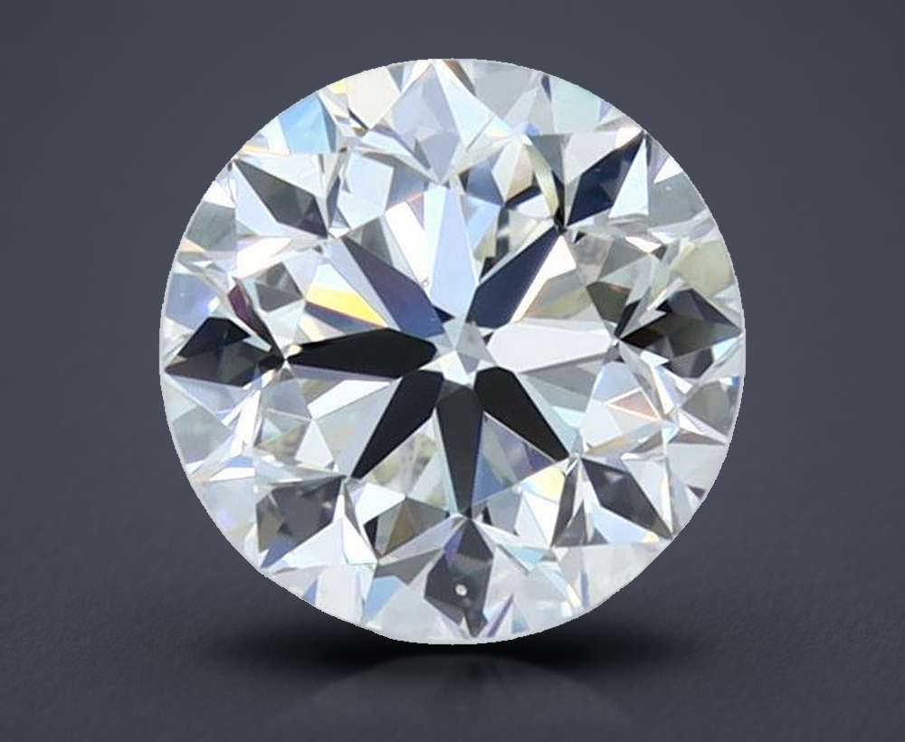 2.04ct J VS2 Very Good Cut Round Diamond