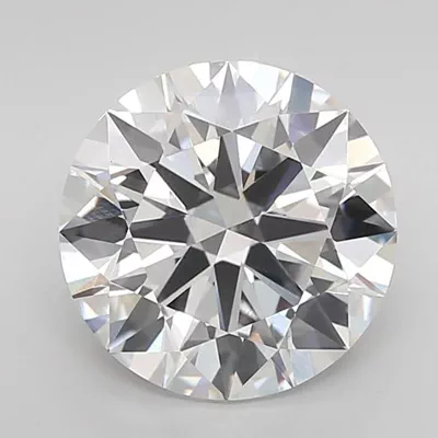 4.06ct F VVS2 Rare Carat Ideal Cut Round Lab Grown Diamond