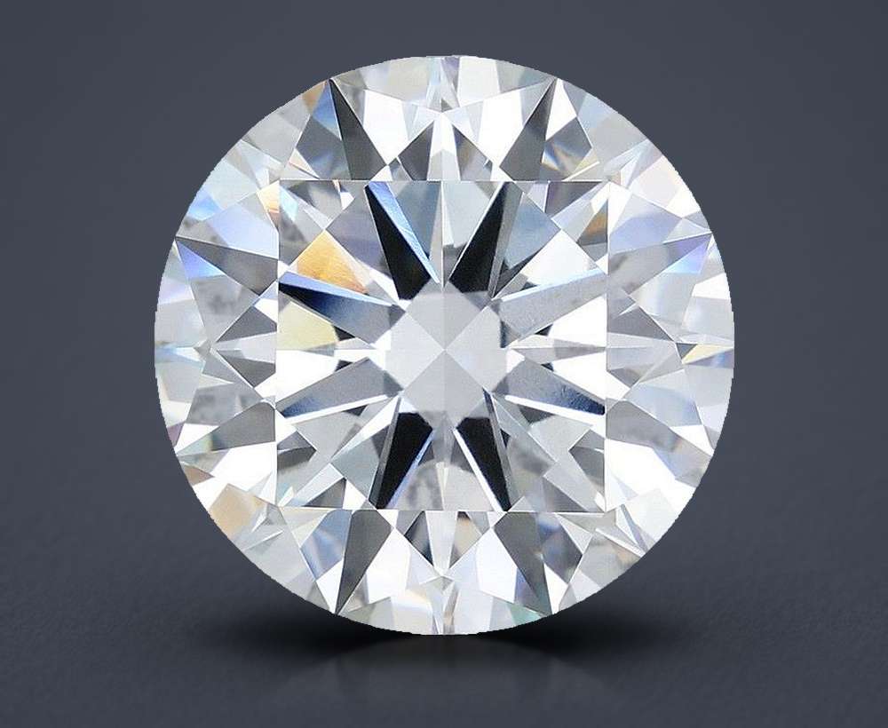 11.06ct E VVS2 Excellent Cut Round Lab Grown Diamond