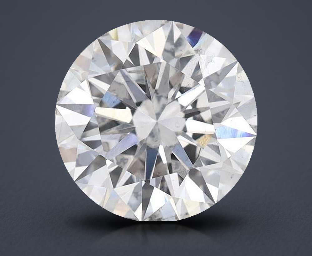 4.05ct F SI1 Rare Carat Ideal Cut Round Lab Grown Diamond